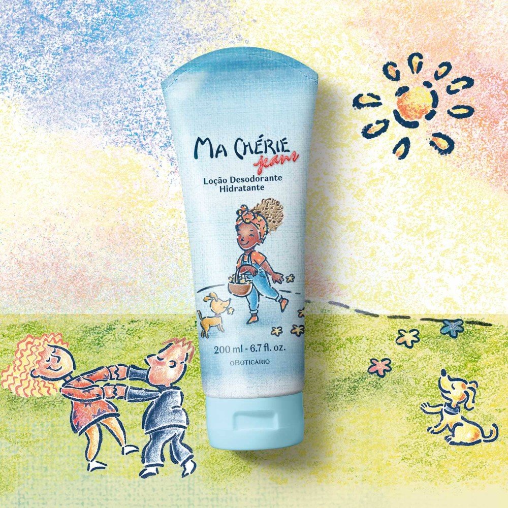 Loção Desodorante Hidratante Ma Chérie  Jeans 200ml