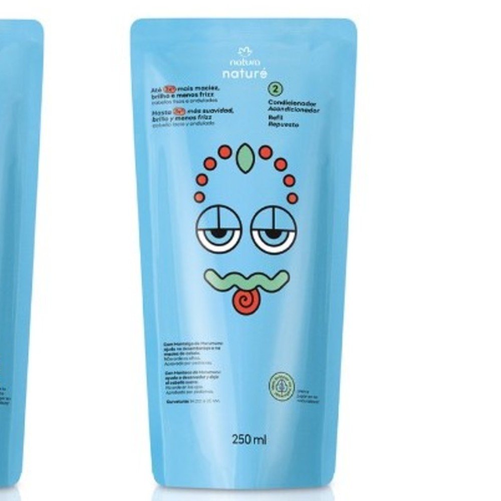 Refil Condicionador Infantil Lisos e Ondulados Naturé 250ml