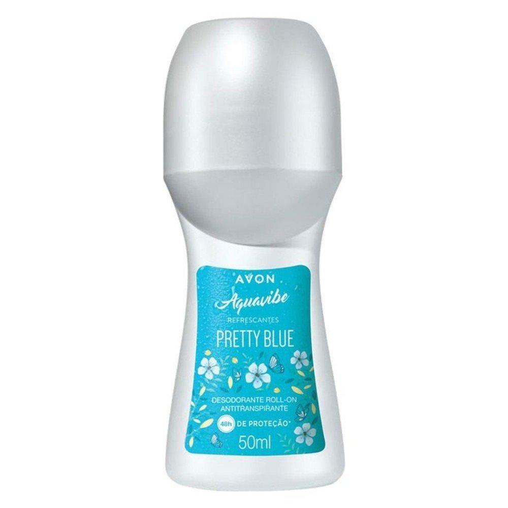 Desodorante Antitranspirante Roll-On Aquavibe Refrescantes Pretty Blue