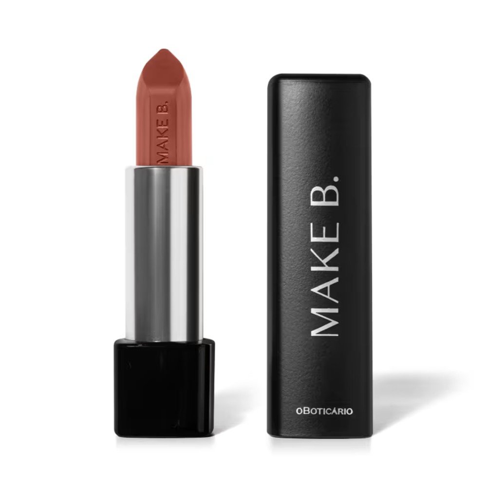 Batom Marrom Nude Whisper Beige Make B. Easy Mate 3,9g